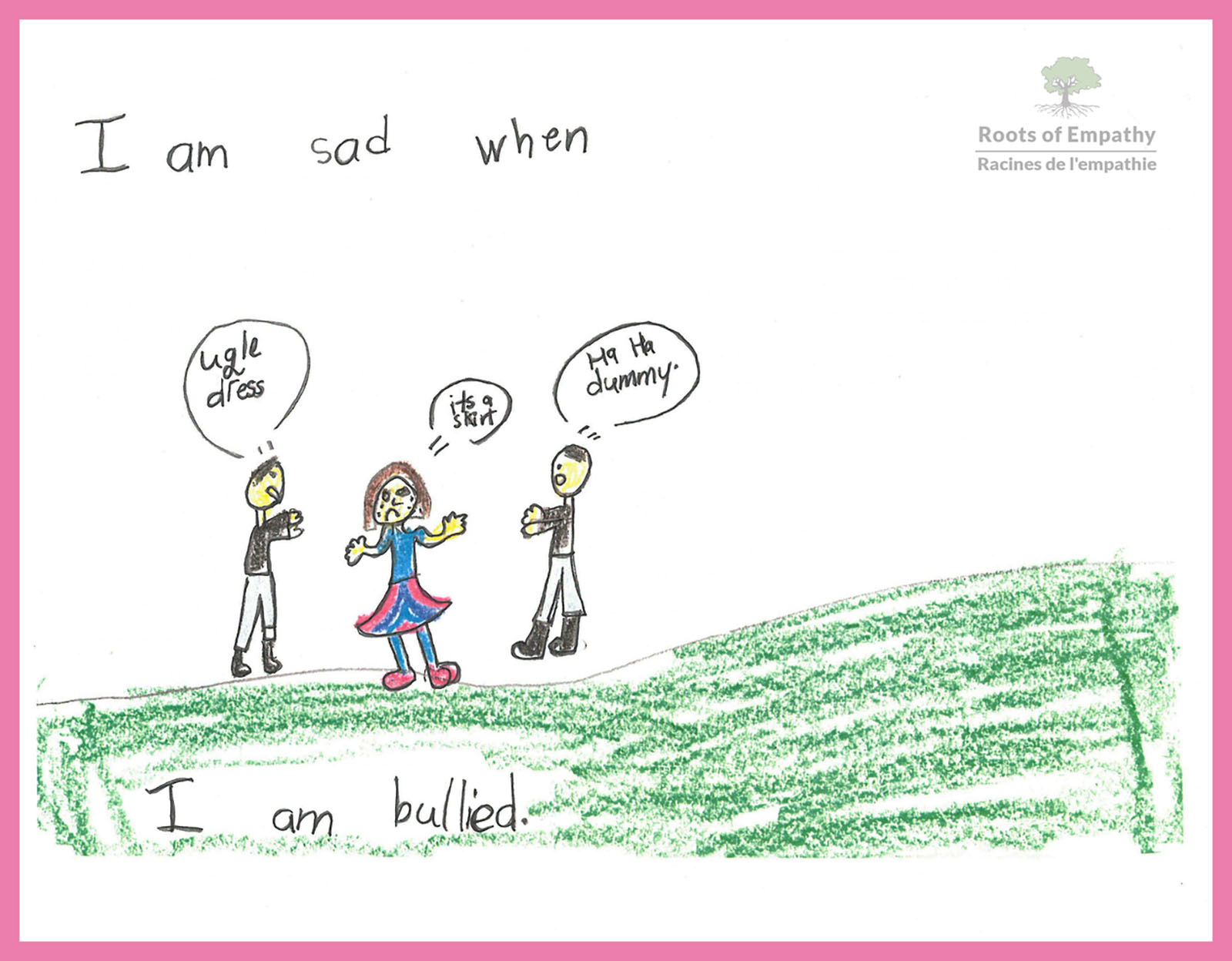 A drawing by Emily in grade 3