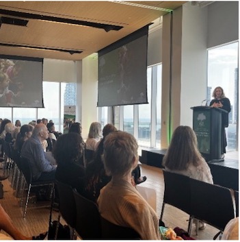 Mary Gordon at Roots of Empathy 2023 Symposium